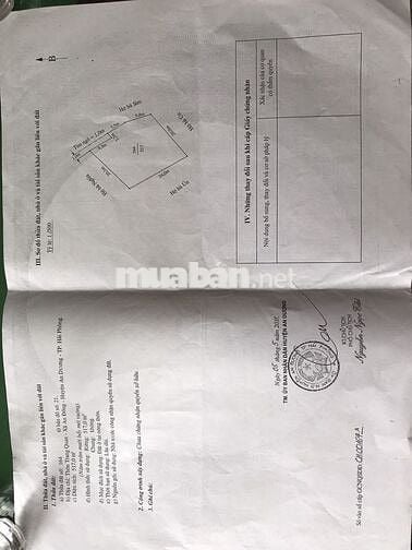 Cần bán đất ở Trang Quan , An Hải, Hải Phòng