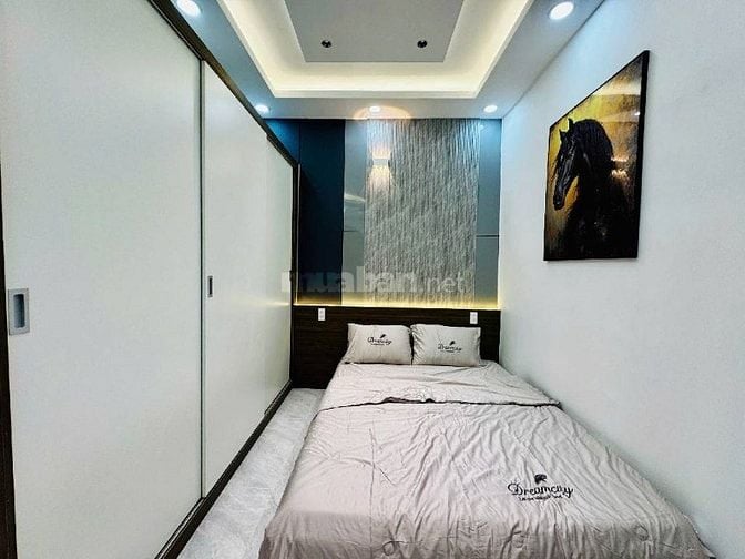 Nhà Lô Góc Lotte Mart Gò Vấp Oto Đậu Cửa KO Lộ Giới 3PN 45m2 Chỉ 5.xTy