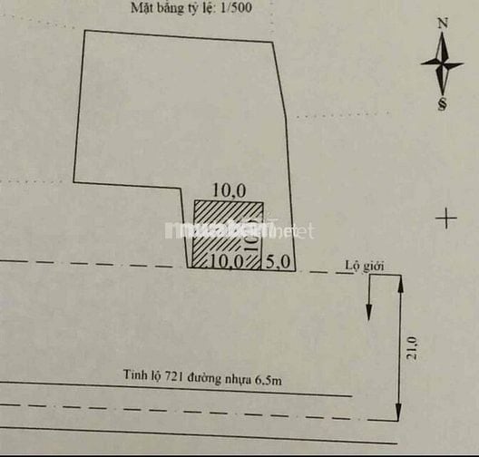 BÁN ĐẤT LÂM ĐỒNG MẶT TIỀN DT721 NỞ HẬU. NGÂN HÀNG CHO VAY 75% GIÁ