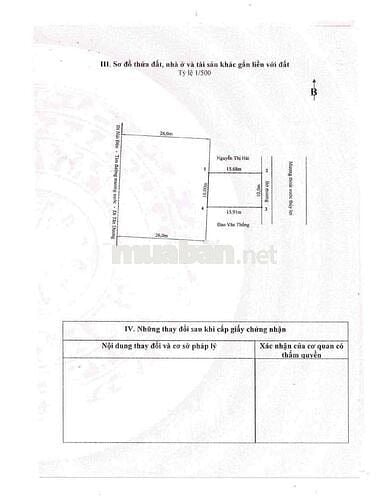 Đất 156m2 ngang 10m Mặt tiền đường Mương Nước, Thuỷ Sơn 18,8 tỷ đồng