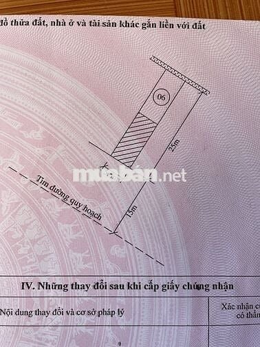 Chính chủ cần bán LÔ ĐẤT mặt tiền