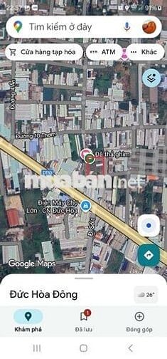 ĐẤT SỔ ĐỎ 75M2 CẦN BÁN GẤP ĐƯỜNG TỈNH LỘ 10 ĐỨC HÒA ĐÔNG, ĐỨC HÒA