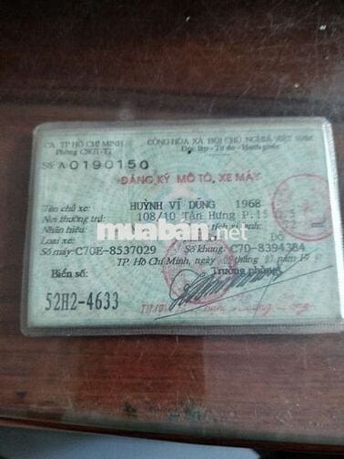 Cần bán chiếc DD có giấy dọn mới nguyên con