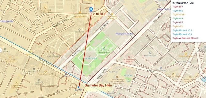 Bán nhà góc 3 mặt tiền Nguyễn Thái Bình, Phường 12, Tân Bình