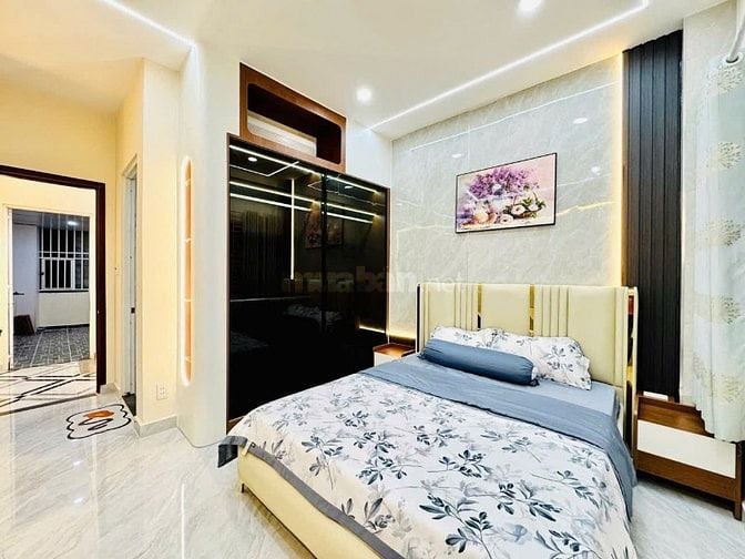 Bán nhà hẻm xe hơi 4,5m đường Phan Huy Ích,P.12, 4 x 14, giá 6.8 tỷ tl