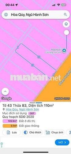 BÁN ĐẤT MẶT TIỀN PHAN HUỲNH ĐIỂU- ĐỒNG NÒ- ĐÀ NẴNG