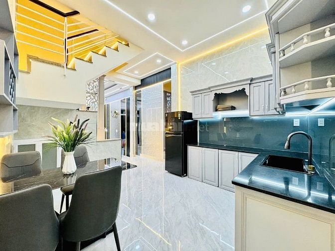 Bán nhà hẻm xe hơi 4,5m đường Phan Huy Ích,P.12, 4 x 14, giá 6.8 tỷ tl