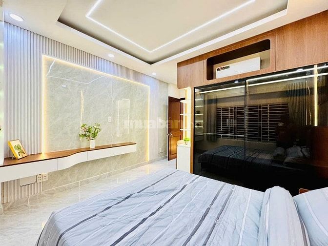 Bán nhà hẻm xe hơi 4,5m đường Phan Huy Ích,P.12, 4 x 14, giá 6.8 tỷ tl