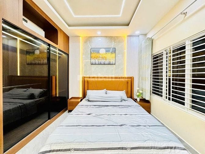 Bán nhà hẻm xe hơi 4,5m đường Phan Huy Ích,P.12, 4 x 14, giá 6.8 tỷ tl