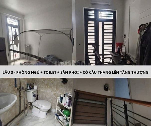 CHDV 4 Tầng 6PN, Huỳnh Tấn Phát Q7, Hẻm ô tô 5m, Sổ riêng, Nhỉnh 7 tỷ