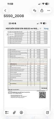 Xe merc S550. đã bão dưỡng lớn hơn 300tr tháng 9