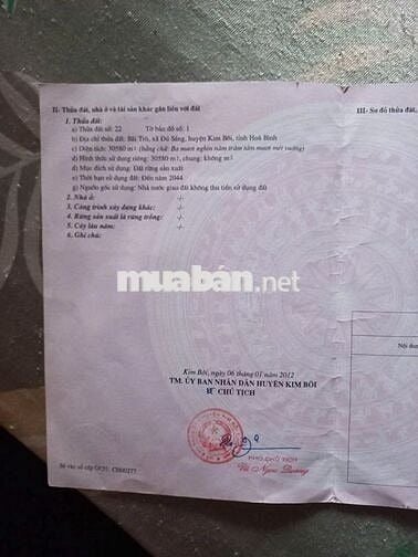 SỞ HỮU NGAY SIÊU PHẨM 7HA NGHỈ DƯỠNG TẠI KIM BÔI HƠN 60KM TỪ HÀ NỘI!