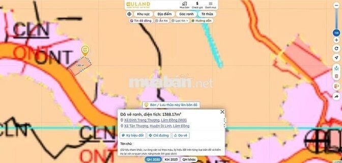 Bán đất mặt tiền đường Quốc lộ 28