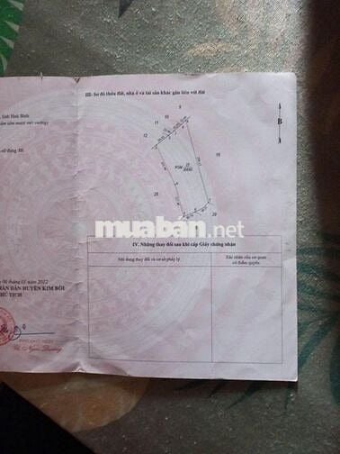 SỞ HỮU NGAY SIÊU PHẨM 7HA NGHỈ DƯỠNG TẠI KIM BÔI HƠN 60KM TỪ HÀ NỘI!