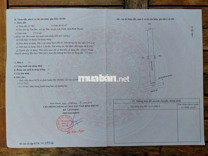 168triệu Lộc Ninh - Bình Phước