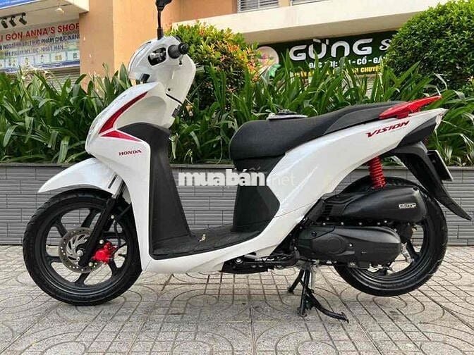 Honda Vision 2019 Smartkey Trắng đen