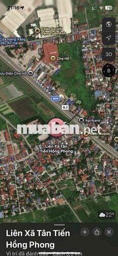 Bán Đất Mặt tiền Đường Xã Tân Tiến