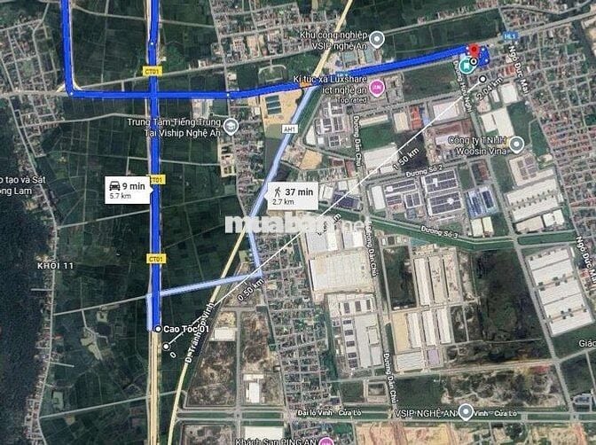 Cho thuê nhà gần KTX Khu công nghiệp Vsip Nghệ An