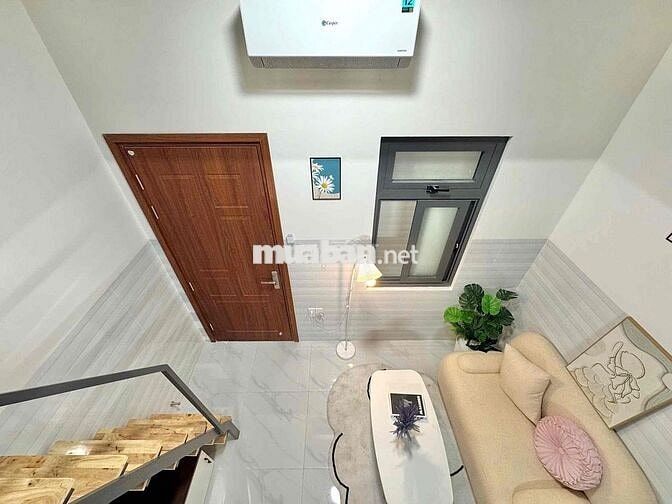 DUPLEX GÁC CAO_FULL NỘI THẤT (THANG MÁY_BẢO VỆ) VƯỜN LÀI.Q12_ĐH NTT_VL