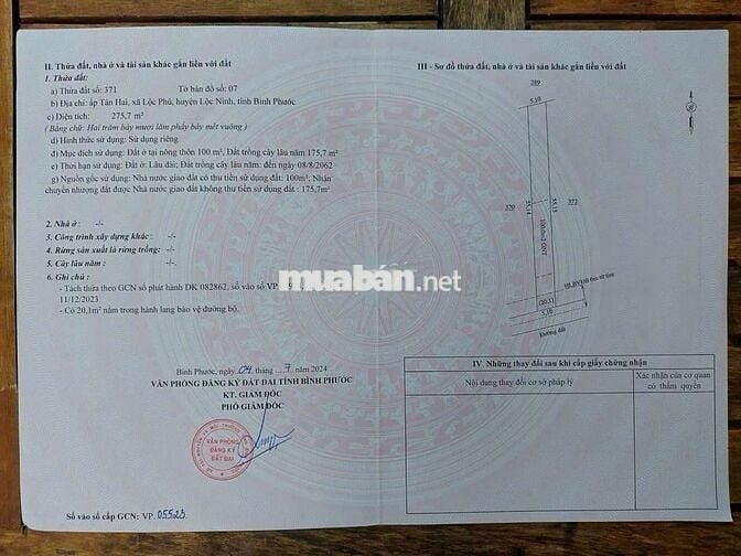 168triệu Lộc Ninh - Bình Phước