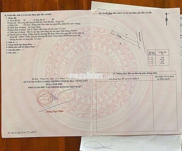 🌊 ĐẤT BIỂN PHƯỚC HẢI – GẦN BÃI TẮM
📍 Gần trục A5 – View núi Minh Đạm