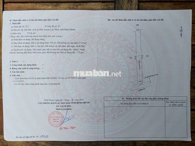 168triệu Lộc Ninh - Bình Phước