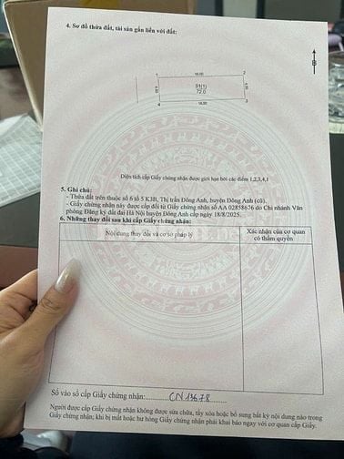 ✅️ CC Bán 72m đất thị trấn - Ô tô tránh - thông bàn cờ - Hiếm