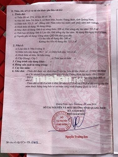 Nhà 2 mặt tiền Q.Lộ 14E gần biển Bình Minh