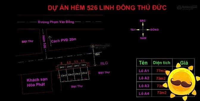 Chính chủ bán 4 nền đường Phạm Văn Đồng, Thủ Đức, chỉ 50 triệu/m2