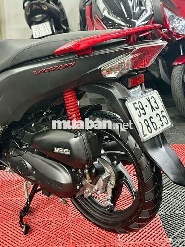 💥Honda Vision 2018 bản Đen nhám- Đỏ BSTP 9 chủ ký