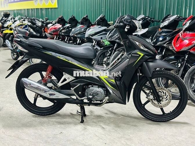 XE MÁYTHANH TÙNG_WAVE RSX FI XANH XÁM VÀNH ĐÚC