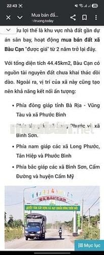 Đất Long Thành, ngay sân bay Đồng Nai