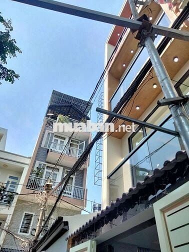 TÂN PHÚ, 4 TẦNG, HẺM 5M , HƯỚNG NAM, 4PN, DT:45M2, NHÀ MỚI, HƠN 7 TỶ