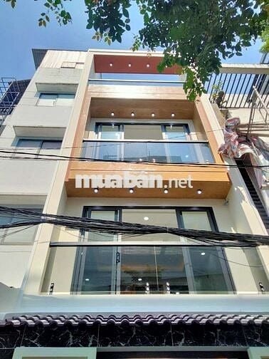 TÂN PHÚ, 4 TẦNG, HẺM 5M , HƯỚNG NAM, 4PN, DT:45M2, NHÀ MỚI, HƠN 7 TỶ