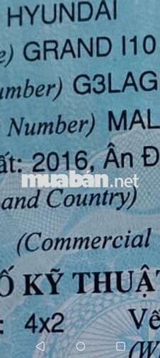 Bán xe i10 bản đủ chính chủ từ mới đời 2016