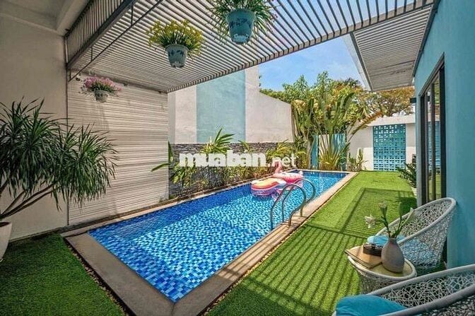 cho thuê biệt thự ven biển sơn trà, 4 phòng ngủ, hồ bơi, 180m2