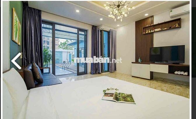cho thuê biệt thự ven biển sơn trà, 4 phòng ngủ, hồ bơi, 180m2