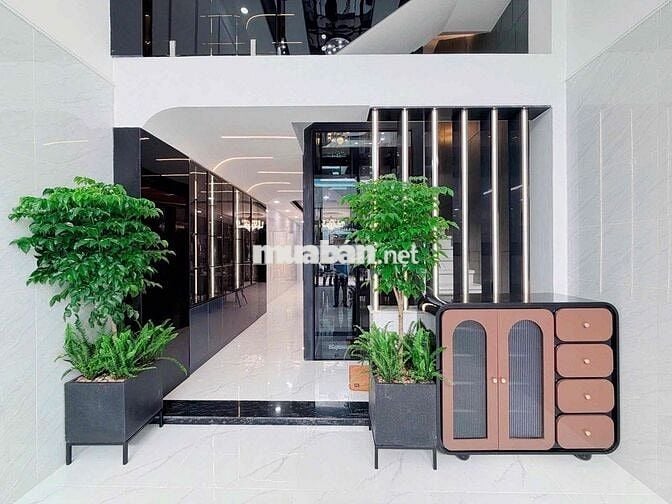 SIÊU PHẨM NHÀ PHỐ BÌNH TÂN - GIÁP QUẬN 6, THIẾT KẾ THANG MÁY 450KG