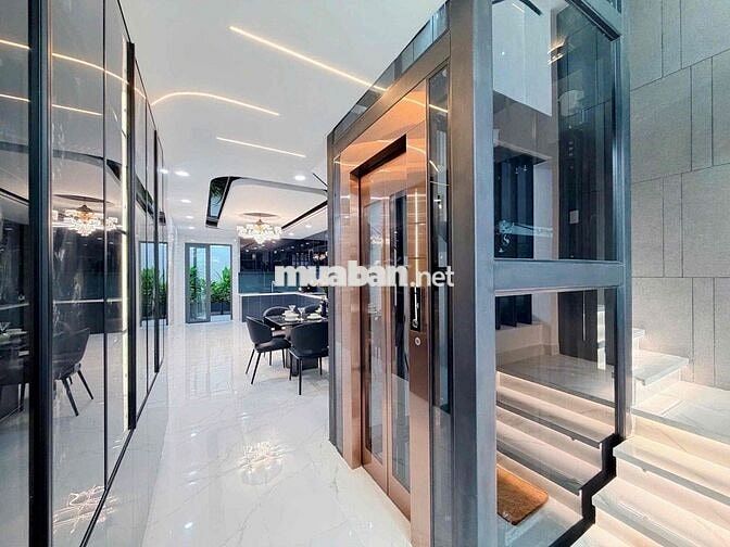 SIÊU PHẨM NHÀ PHỐ BÌNH TÂN - GIÁP QUẬN 6, THIẾT KẾ THANG MÁY 450KG