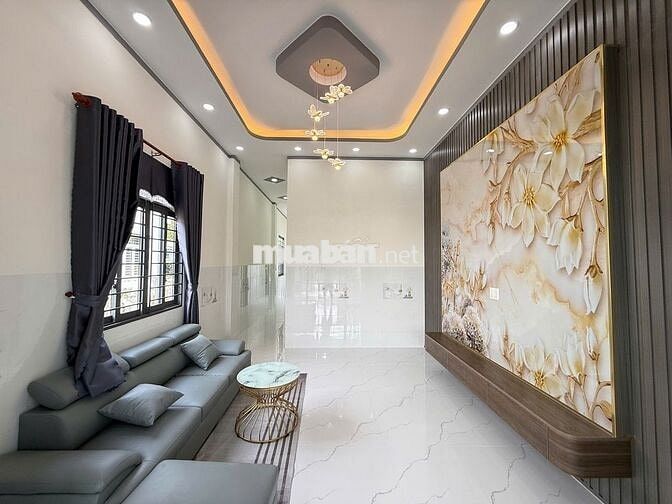 NHÀ MẶT TIỀN HẺM THÔNG NHỰA 10M NGAY CHỢ BÀ LÁT - 795 TRIỆU