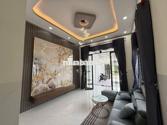 NHÀ MẶT TIỀN HẺM THÔNG NHỰA 10M NGAY CHỢ BÀ LÁT - 795 TRIỆU