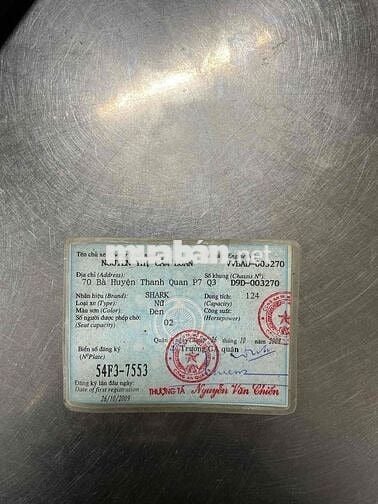 SH ĐÀI LOAN 2009 TPHCM HỖ TRỢ GÓP OĐ CÓ ĐỖI XE