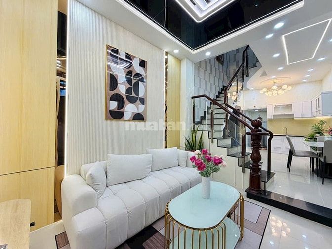 Bán nhà hẻm xe hơi 1 sẹc đường Lê Đức Thọ, P.16, 3,8 x 11, giá 4.4 tỷ