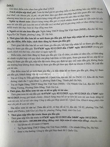 CÔNG TY ĐẤU GIÁ HỢP DANH SỐ 1 QUỐC GIA THÔNG BÁO BÁN ĐẤU GIÁ TÀI SẢN