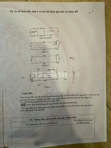 chính chủ, mặt tiền 179 Nguyễn Sỹ Sách, Tân Bình, 4x16m, 4 lầu 13,9 tỷ