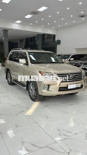 Lexus LX570nhập Mỹ,sản xuất 2014, màu Vàng cát.