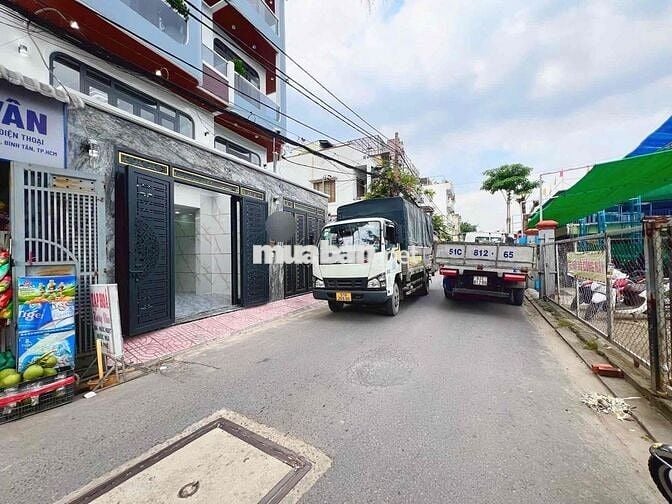 NHÀ BÌNH TÂN (4,5M x 17M) NGAY NGÃ TƯ GÒ MÂY. MTKD ĐƯỜNG 7M THÔNG !!