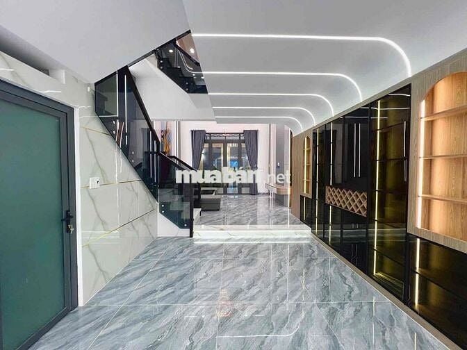 NHÀ BÌNH TÂN (4,5M x 17M) NGAY NGÃ TƯ GÒ MÂY. MTKD ĐƯỜNG 7M THÔNG !!