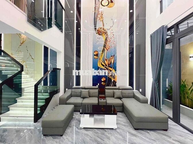 NHÀ BÌNH TÂN (4,5M x 17M) NGAY NGÃ TƯ GÒ MÂY. MTKD ĐƯỜNG 7M THÔNG !!