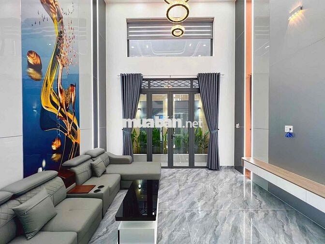 NHÀ BÌNH TÂN (4,5M x 17M) NGAY NGÃ TƯ GÒ MÂY. MTKD ĐƯỜNG 7M THÔNG !!